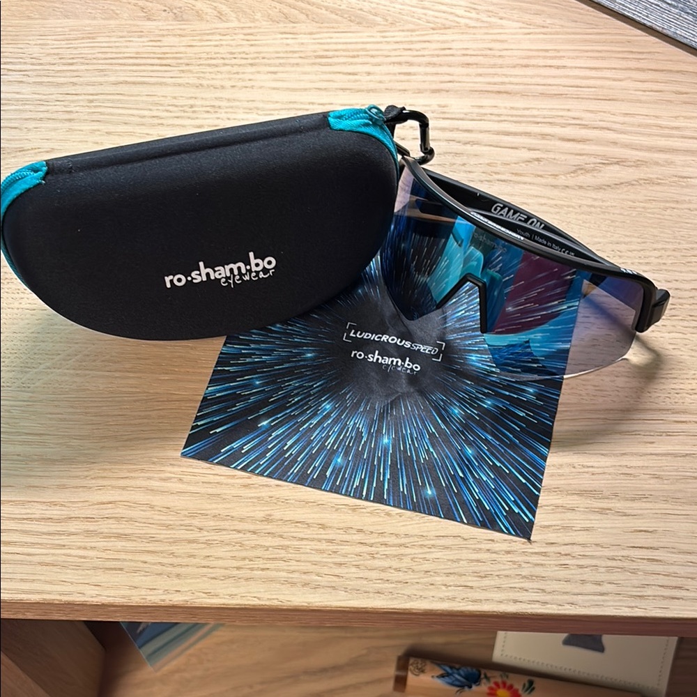 Ro·Sham·Bo Blue Sport Sunglasses